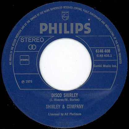 Shirley & Company : Disco Shirley (7", Single)