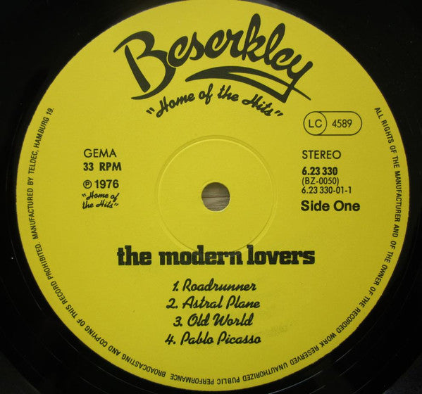 The Modern Lovers : The Modern Lovers (LP, Album)