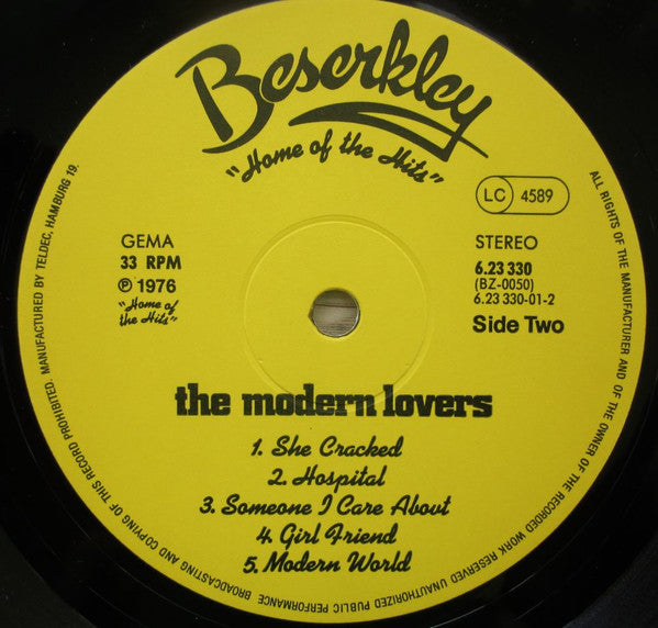 The Modern Lovers : The Modern Lovers (LP, Album)