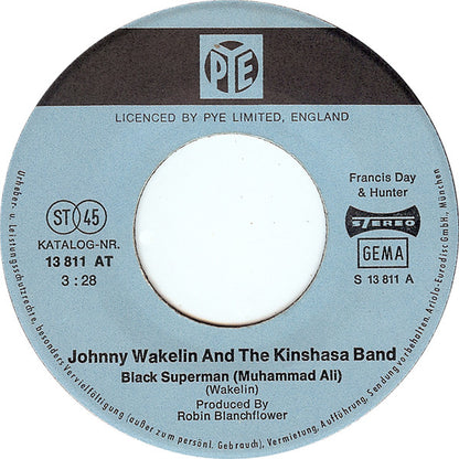 Johnny Wakelin & The Kinshasa Band : Black Superman ›Muhammad Ali‹ (7", Single)