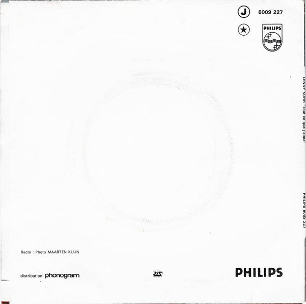 Lenny Kuhr Avec Les Petits Chanteurs De L'Ile De France : Les Enfants / Tout Ce Que J'Aime (7", Single)