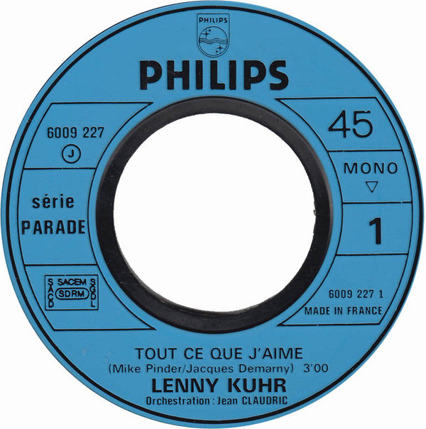 Lenny Kuhr Avec Les Petits Chanteurs De L'Ile De France : Les Enfants / Tout Ce Que J'Aime (7", Single)