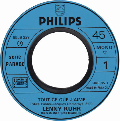 Lenny Kuhr Avec Les Petits Chanteurs De L'Ile De France : Les Enfants / Tout Ce Que J'Aime (7", Single)
