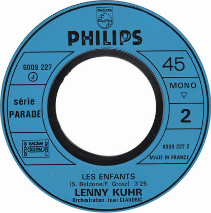Lenny Kuhr Avec Les Petits Chanteurs De L'Ile De France : Les Enfants / Tout Ce Que J'Aime (7", Single)