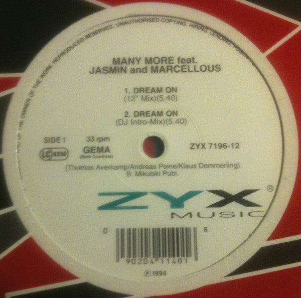 Many More : Dream On (12")