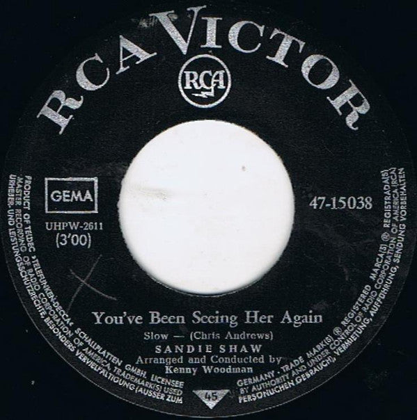 Sandie Shaw : You've Not Changed (7", Single)