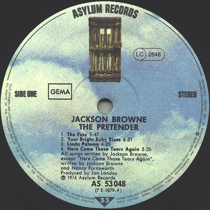 Jackson Browne : The Pretender (LP, Album, RE)