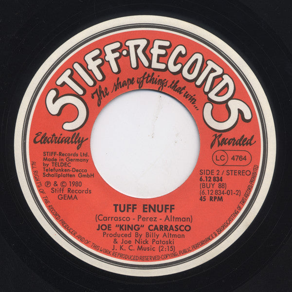 Joe King Carrasco : Buena / Tuff Enuff (7", Single)