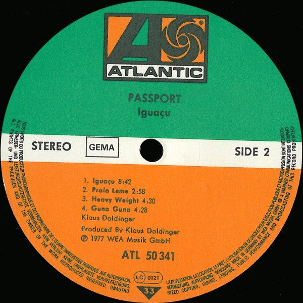 Passport (2) : Iguaçu (LP, Album, RP)
