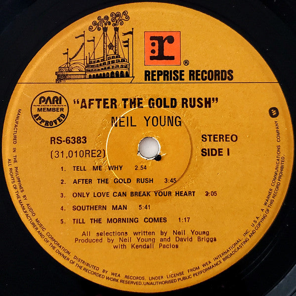 Neil Young : After The Gold Rush (LP, Album)