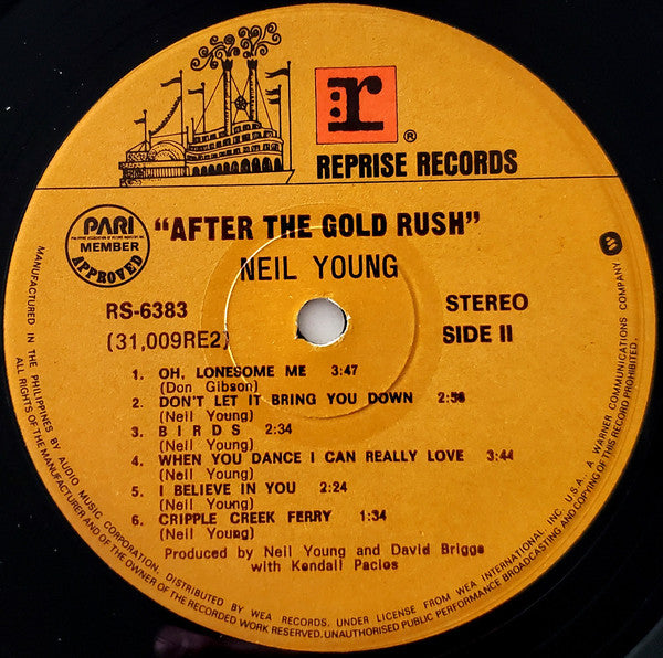 Neil Young : After The Gold Rush (LP, Album)