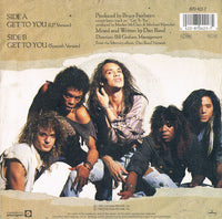Dan Reed Network : Get To You (7", Single)