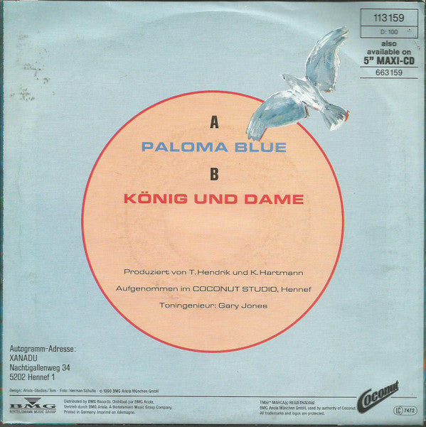 Xanadu (4) : Paloma Blue (7", Single)