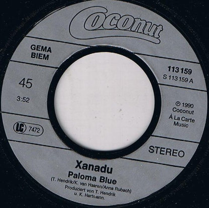 Xanadu (4) : Paloma Blue (7", Single)