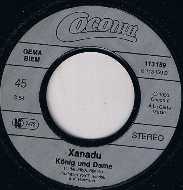 Xanadu (4) : Paloma Blue (7", Single)