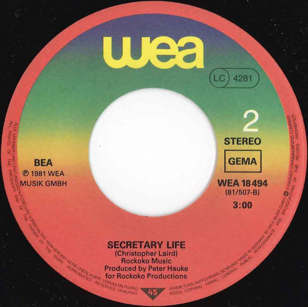 Bea : The Outlaw (7")