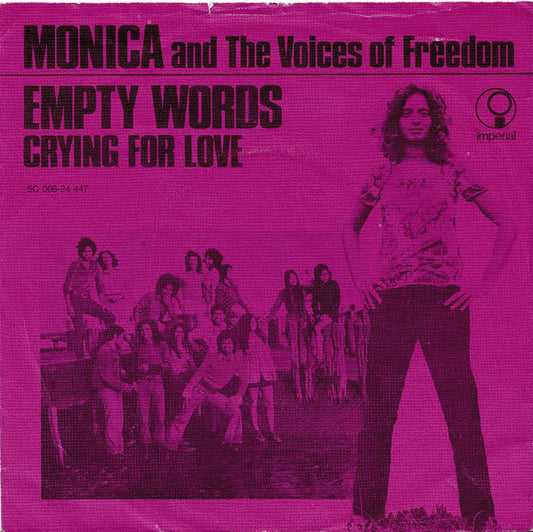 Monica & Voices Of Freedom : Empty Words (7", Single, Pur)