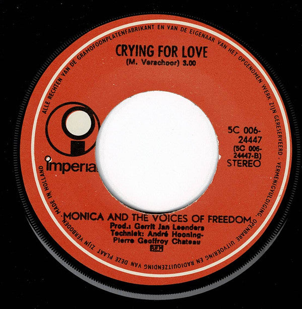 Monica & Voices Of Freedom : Empty Words (7", Single, Pur)