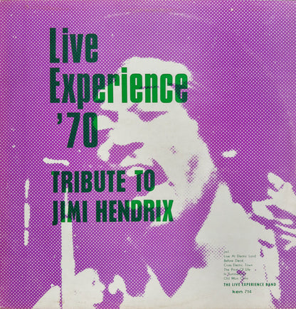 The Live Experience Band : Live Experience '70 / Tribute To Jimi Hendrix Vol. V (LP, Album)