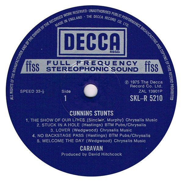 Caravan : Cunning Stunts (LP, Album)