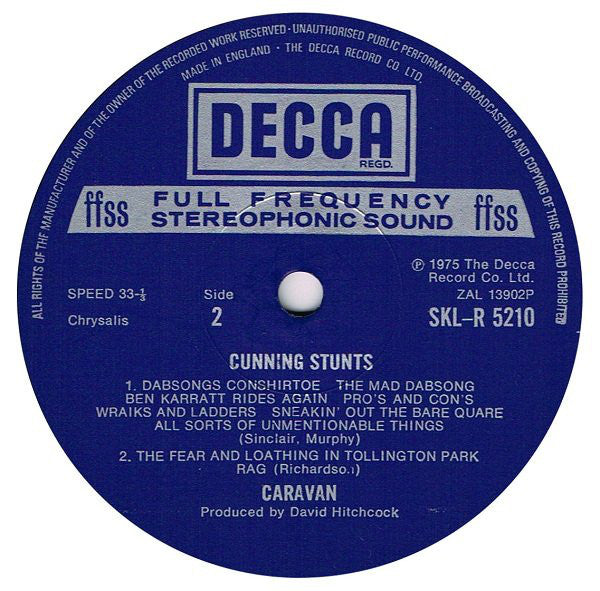Caravan : Cunning Stunts (LP, Album)