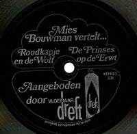 Mies Bouwman : Mies Bouwman Vertelt... Roodkapje En De Wolf / De Prinses Op De Erwt (Flexi, 7")