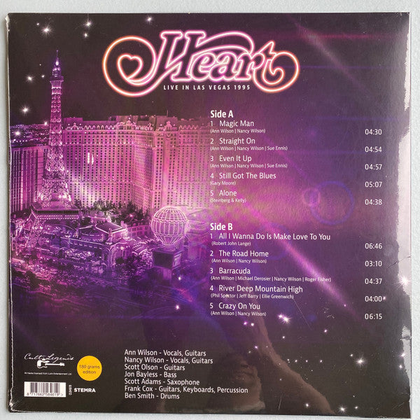 Heart : Live In Las Vegas 1995 (LP, Unofficial)