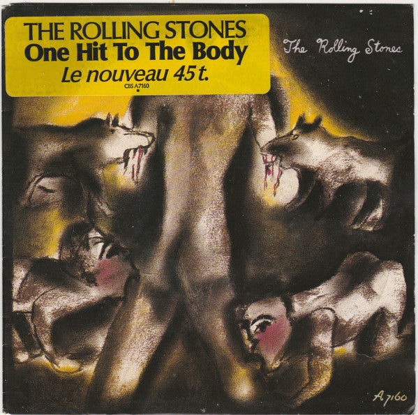 The Rolling Stones : One Hit (To The Body) (7", Single)