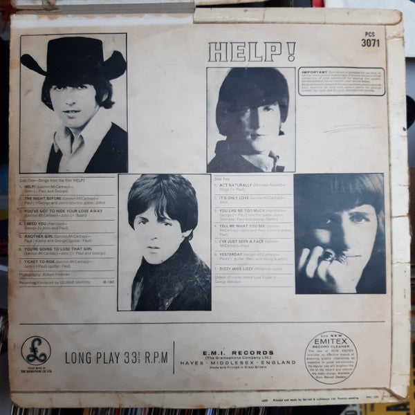The Beatles : Help! (LP, Album, RE)