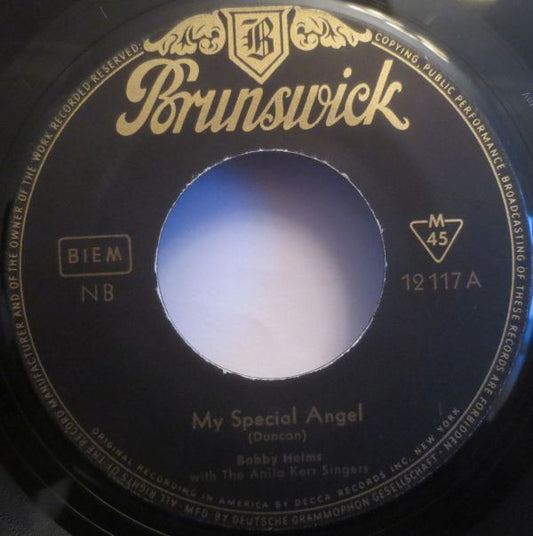 Bobby Helms : My Special Angel (7", Mono)