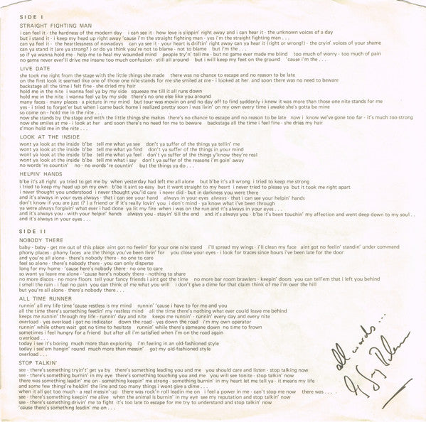Straight Shooter : Flyin' Straight (LP, Album)