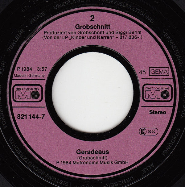 Grobschnitt : Wie Der Wind (7", Single)