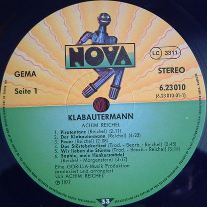 Achim Reichel : Klabautermann (LP, Album)