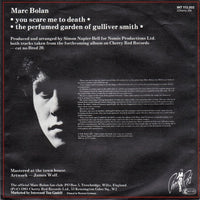 Marc Bolan : You Scare Me To Death (7", Single)