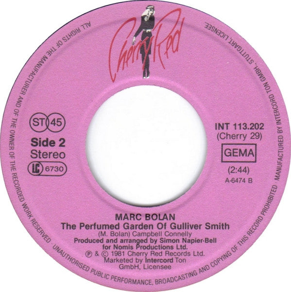 Marc Bolan : You Scare Me To Death (7", Single)