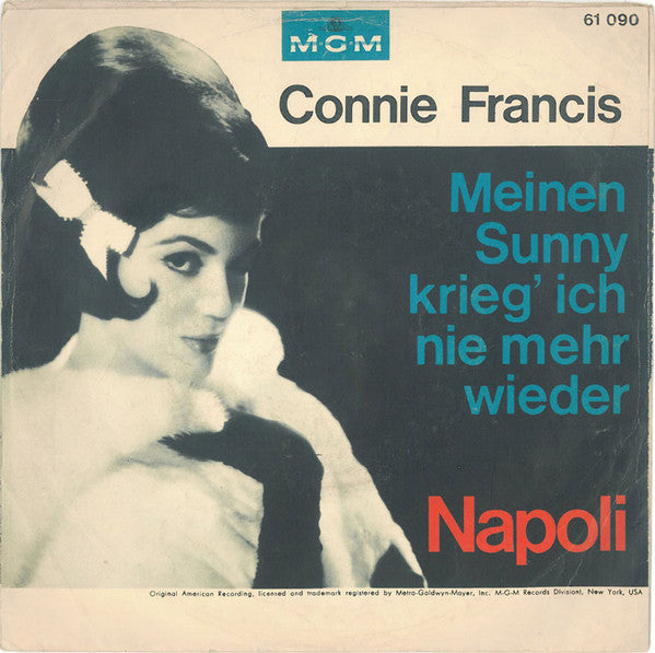 Connie Francis : Napoli (7", Single, Mono)