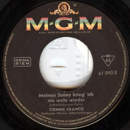 Connie Francis : Napoli (7", Single, Mono)