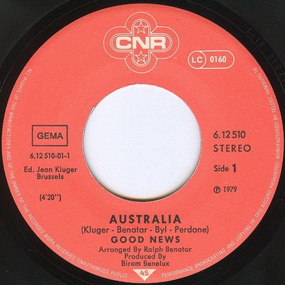 Good News : Australia (7", Single)