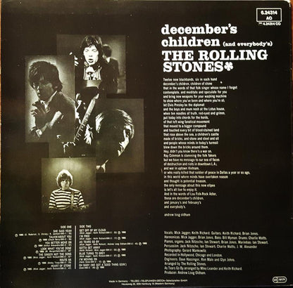 The Rolling Stones : December's Children (And Everybody's) (LP, Album, RE)