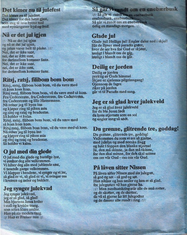 Wencke Myhre : Wenche Synger Julen Inn (Flexi, 7", S/Sided, EP)