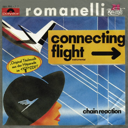 Roland Romanelli : Connecting Flight (7", Single, RE)