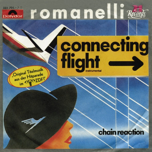 Roland Romanelli : Connecting Flight (7", Single, RE)