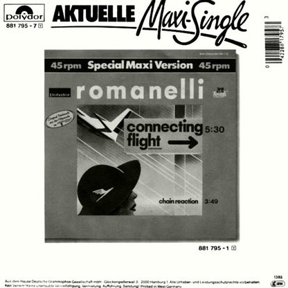 Roland Romanelli : Connecting Flight (7", Single, RE)