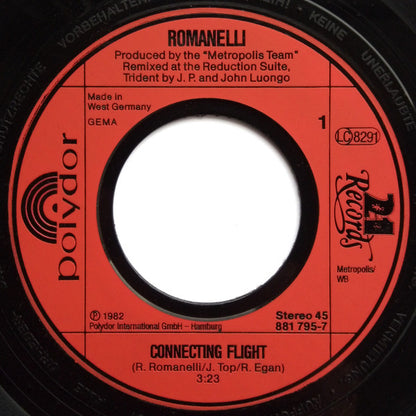 Roland Romanelli : Connecting Flight (7", Single, RE)