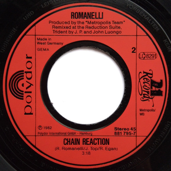 Roland Romanelli : Connecting Flight (7", Single, RE)