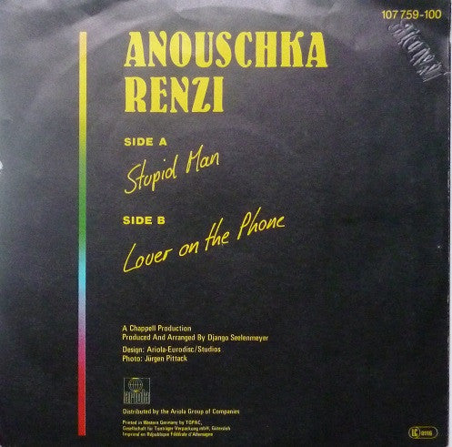 Anouschka Renzi : Stupid Man (7", Single)
