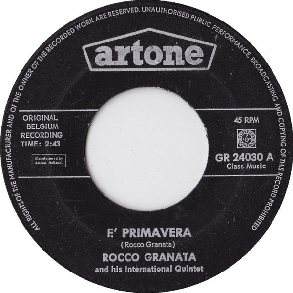 Rocco Granata : E' Primavera / Oh, Oh, Rosi (7", Single, Mono)