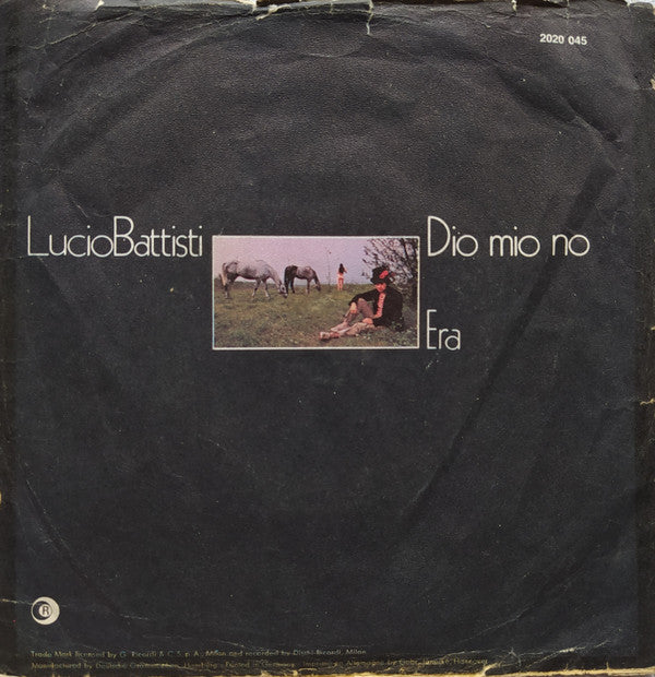 Lucio Battisti : Dio Mio No (7")