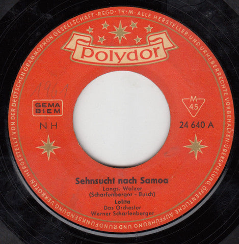 Lolita (3) : Sehnsucht Nach Samoa (7", Single, Mono)