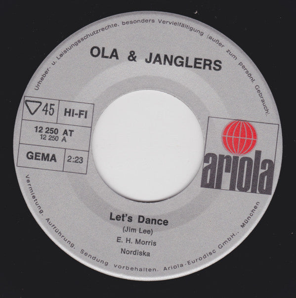 Ola & The Janglers : Let's Dance / La La La (7", Single)